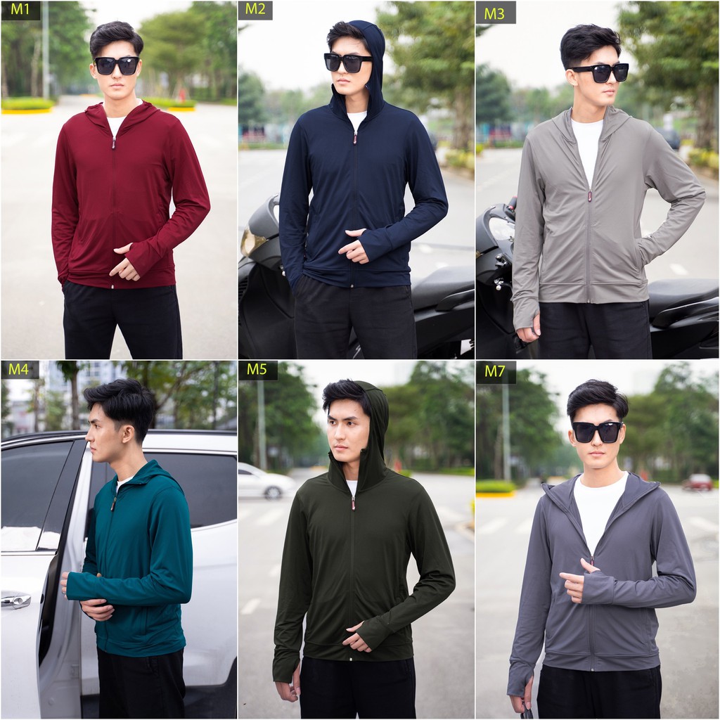 Áo Chống Nắng Nam Chất Thun Lạnh CARDINA - Tặng Kèm Khẩu Trang | BigBuy360 - bigbuy360.vn