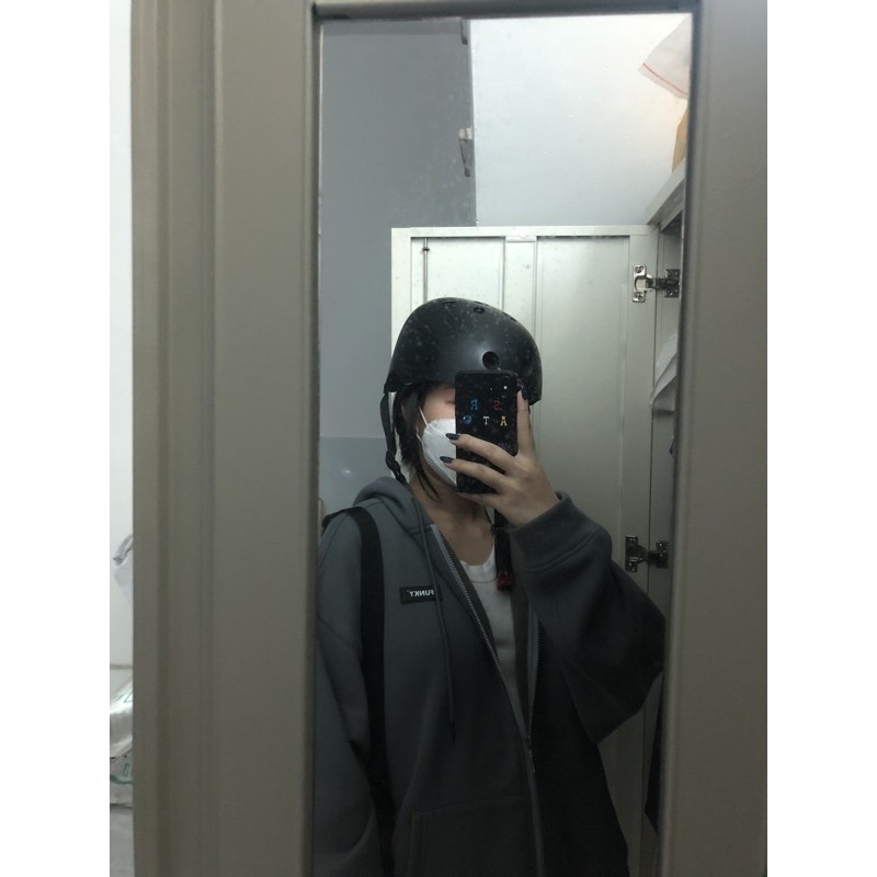 ÁO HOODIE ZIP FUNKY XÁM CHÌ ( vải không dày các bạn đọc kĩ mô tả giúp mình ạ) | BigBuy360 - bigbuy360.vn