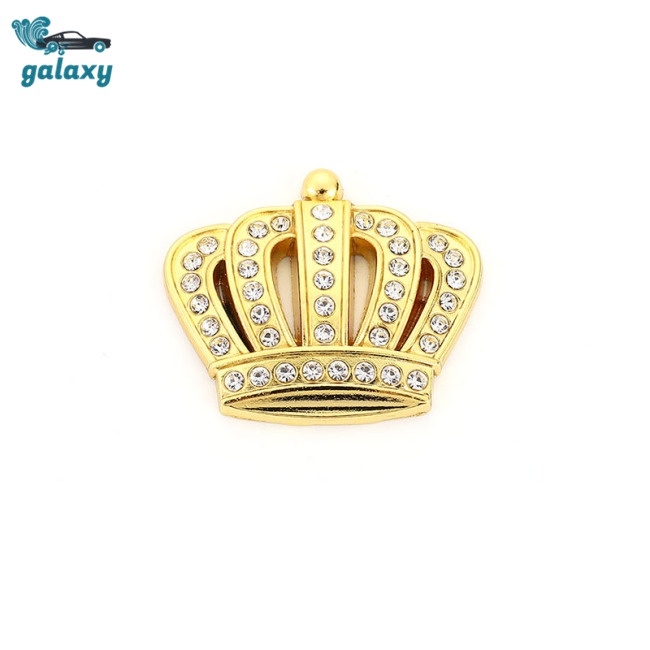 Galaxy Miếng Dán 3d Bằng Kim Loại Hình Vương Miện Trang Trí Xe Hơi