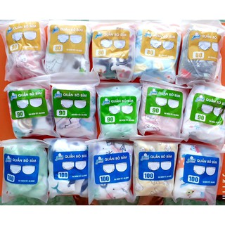 Còm bo 10 Quần bỏ bỉm -  6 lớp Goodmama size 80 90 100 cho bé từ 5-14kg
