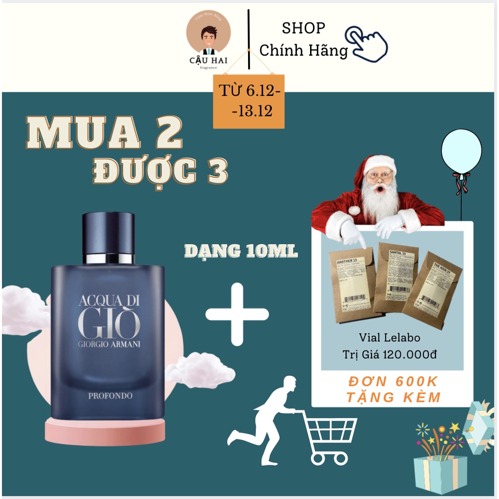 Nước Hoa Nam Acqua di Gio Profondo Chai (10ml)