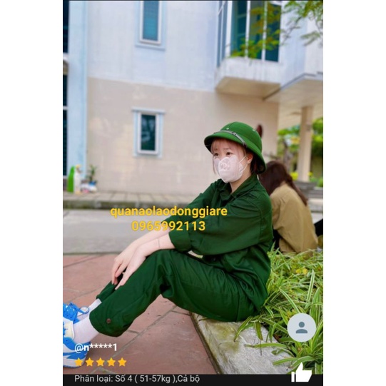 Bộ lao động, quần áo tập quân sư Nam/nữ