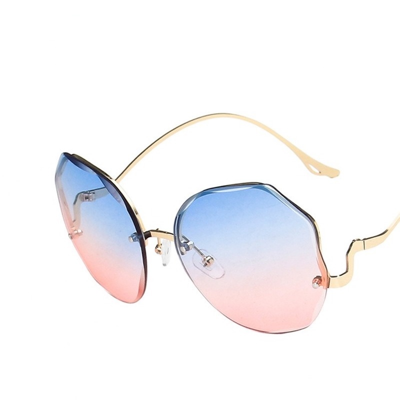 Kính mát tròn không gọng màu kẹo phong cách Hàn Quốc thời trang cho nam nữ