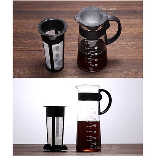 Bình pha cà phê cafe cold brew cà phê lạnh đá bình pha trà thuỷ tinh