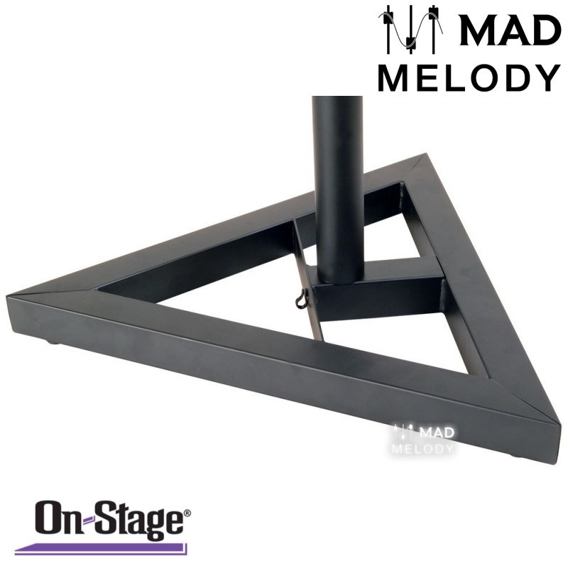 On-Stage SMS6000-P Studio Monitor Stands, Pair [1 cặp chân loa kiểm âm/giải trí, đế tam giác hàng tốt, NEW & chính hãng]