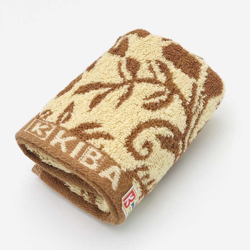 Khăn Mặt KIBA Họa Tiết Hoa Hồng Dây Cỡ Bé 28x48cm, Chất Cotton Êm, Mềm, Dày Dặn Thấm Hút Tốt, An Toàn Cho Da