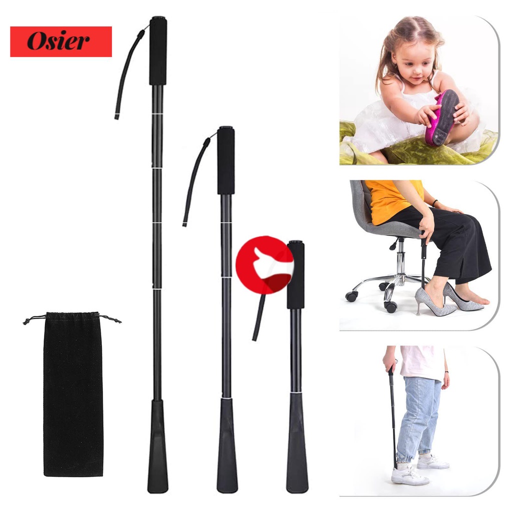 Tay Cầm Dài Gắn Giày 17-33inch Làm Từ Hợp Kim Nhôm Dành Cho Seniors