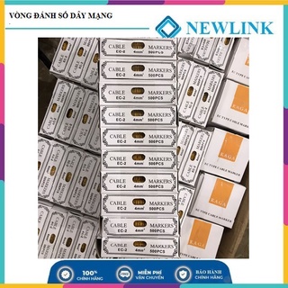 Vòng đánh dấu dây mạng cao su loại số cat5/cat6 (0-9)