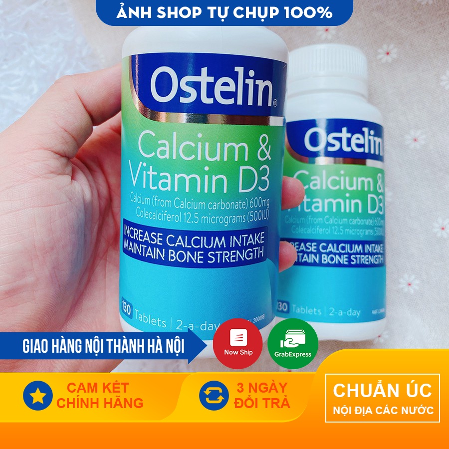 Calcium & Vitamin D3, CANXI BẦU, Canxi Ostelin bầu và sau sinh 130 viên - Xuất xứ Úc ÚC
