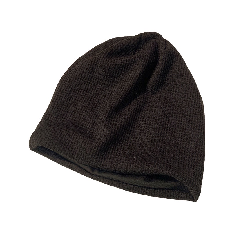 Mũ len dệt kim màu đen phong cách Nhật Hàn thời trang cho nữ