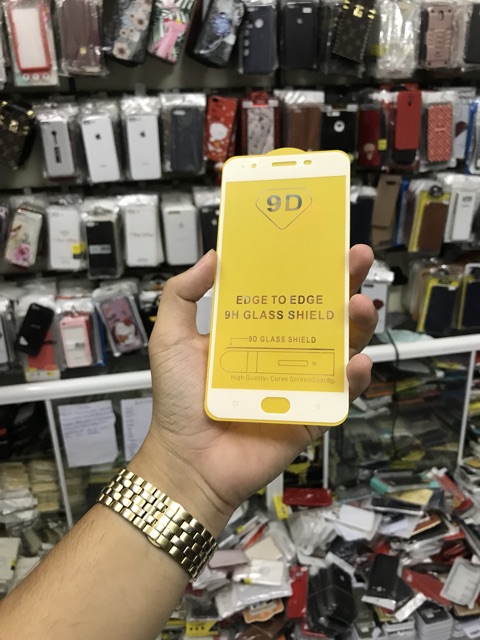 Kính cường lực Oppo F1s full màng hình đủ màu