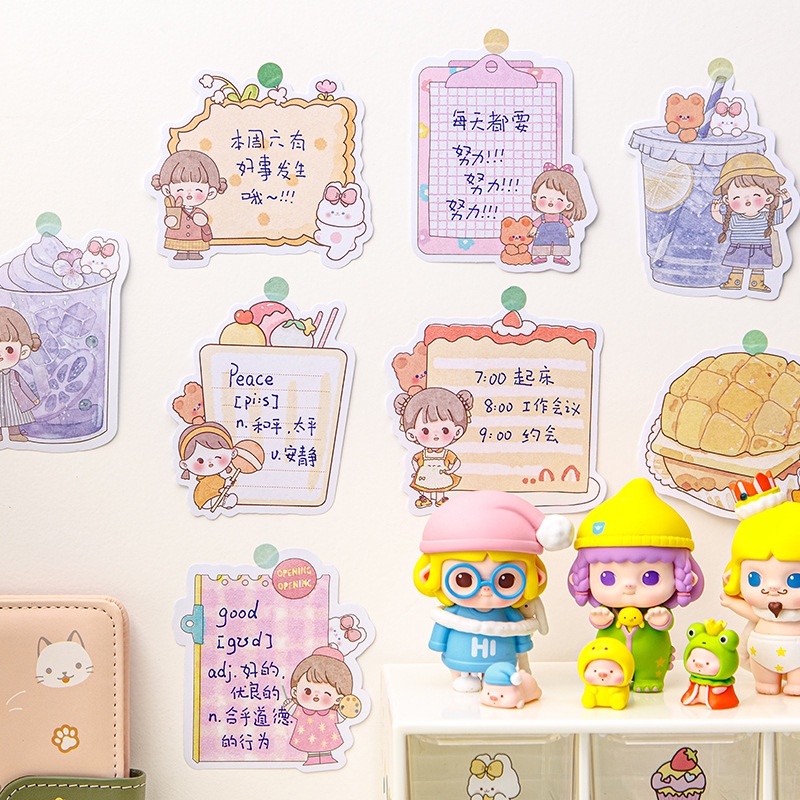 Sổ Tay Ghi Chú DIY Chống Dính Kiểu Nhật Bản Dễ Thương