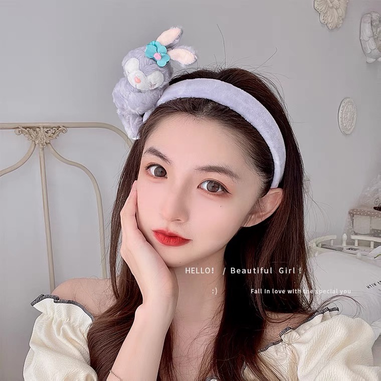 Kẹp Tóc Lông Nhung Dễ Thương Xinh Xắn Thời Trang Thu Đông Cho Nữ