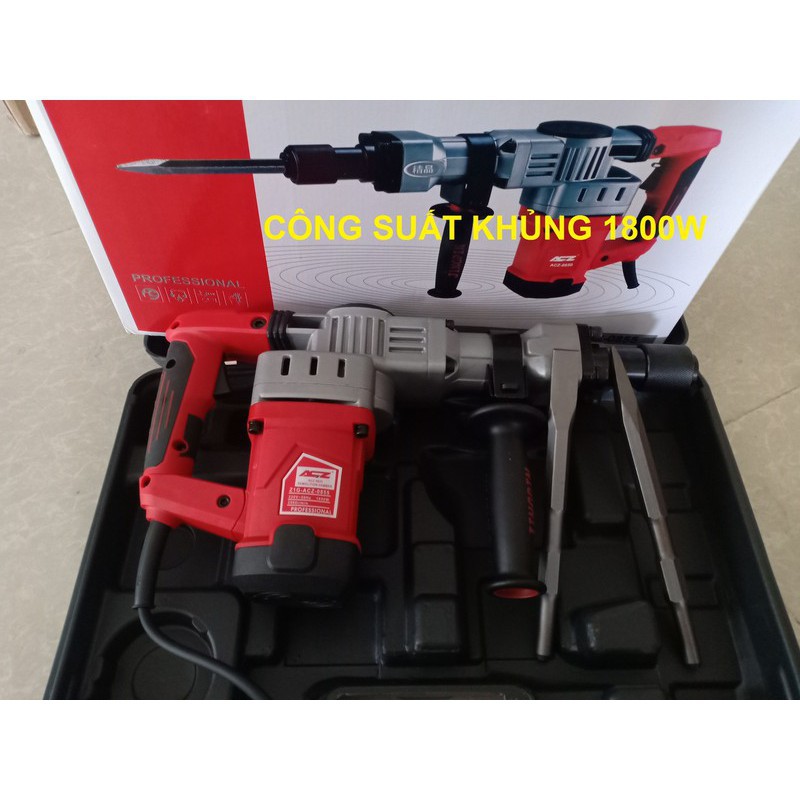 Máy đục bê tông ACZ 1800w-chính hãng