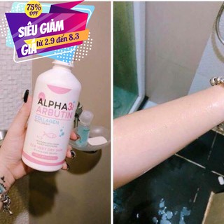Sữa tắm collagen alpha 250ml -Hàng xách tay Thái Lan