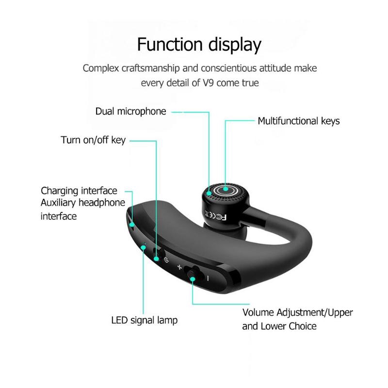 Tai Nghe Bluetooth 5.0 Không Dây V9