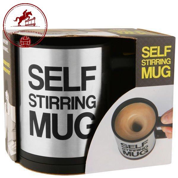 Cốc Pha Cafe, Cốc Cafe Tự Khuấy Thông Minh Self Stirring Mug Dùng Pin Tiểu Tiện Dụng