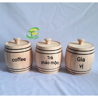Hộp gỗ đựng cà phê trà