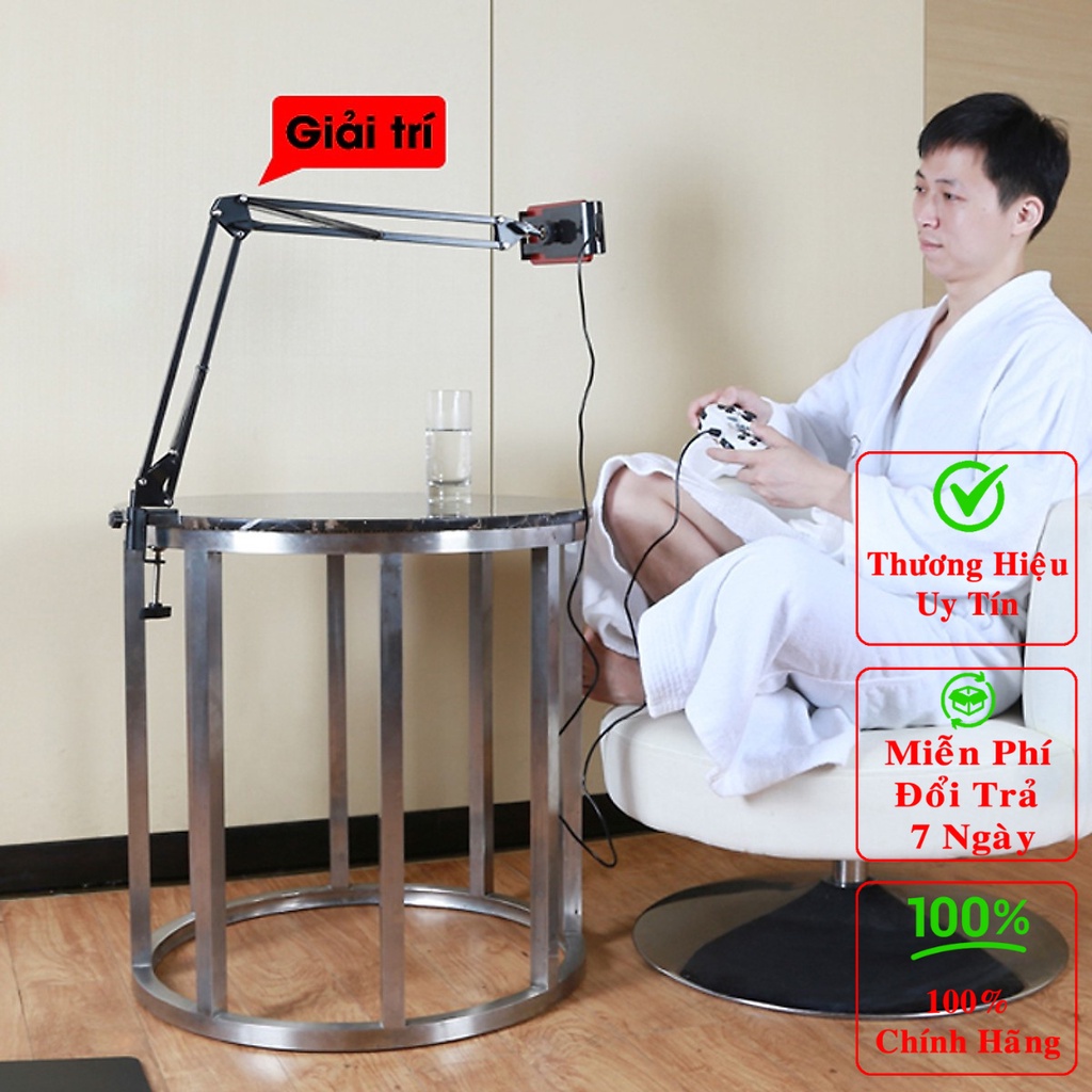 Giá Đỡ Điện Thoại, Ipad Xem Phim Kẹp Đầu Giường, Bàn - Hàng Chính Hãng DODODIOS