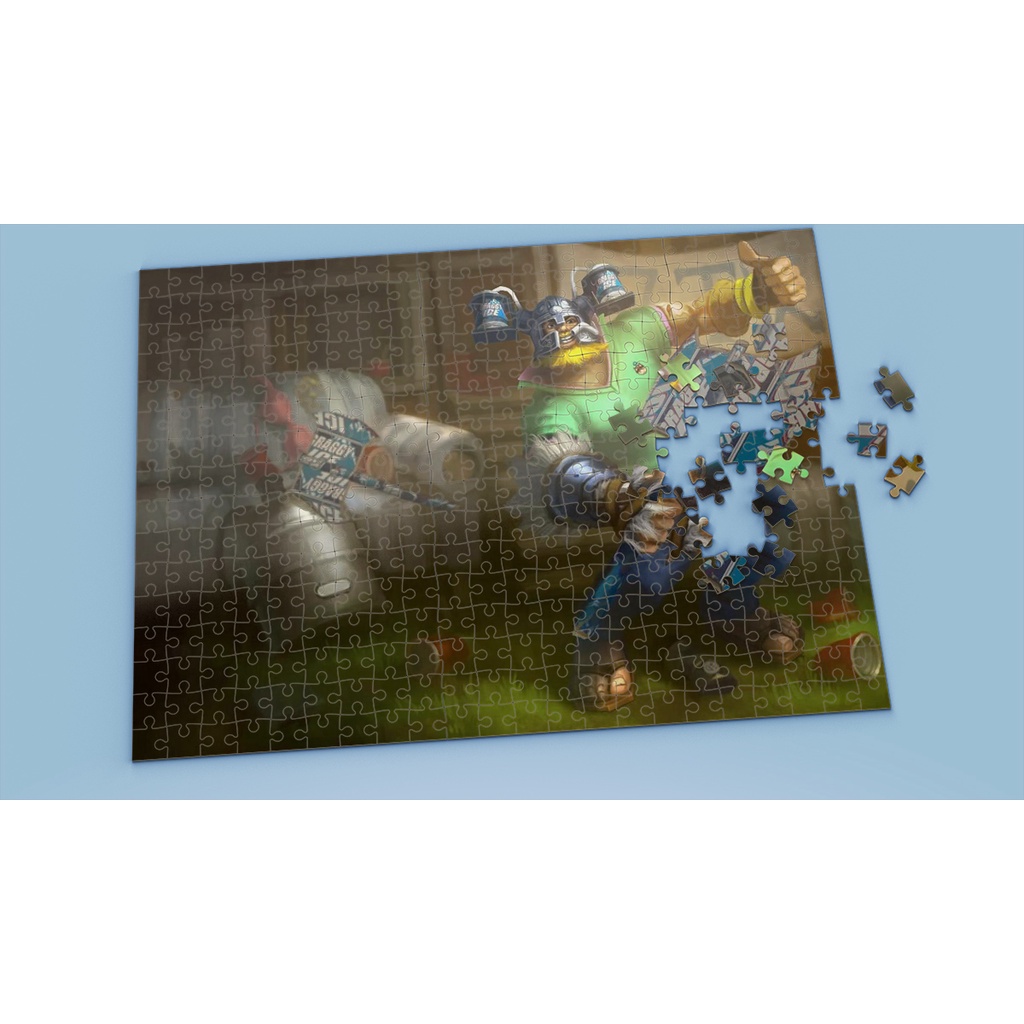 League of Legends Tranh ghép hình OLAF - Mẫu 2 - Nhận in theo yêu cầu