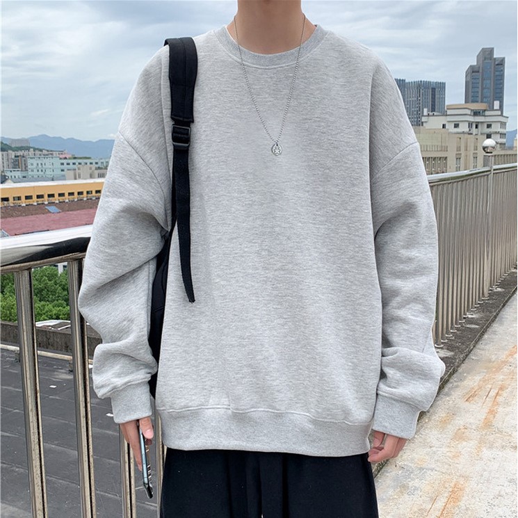 Áo Sweater Nỉ Bông Trơn Unisex Cho Cả Nam Và Nữ Vải Nỉ Bông Dày, Đẹp Và Thoáng Mát