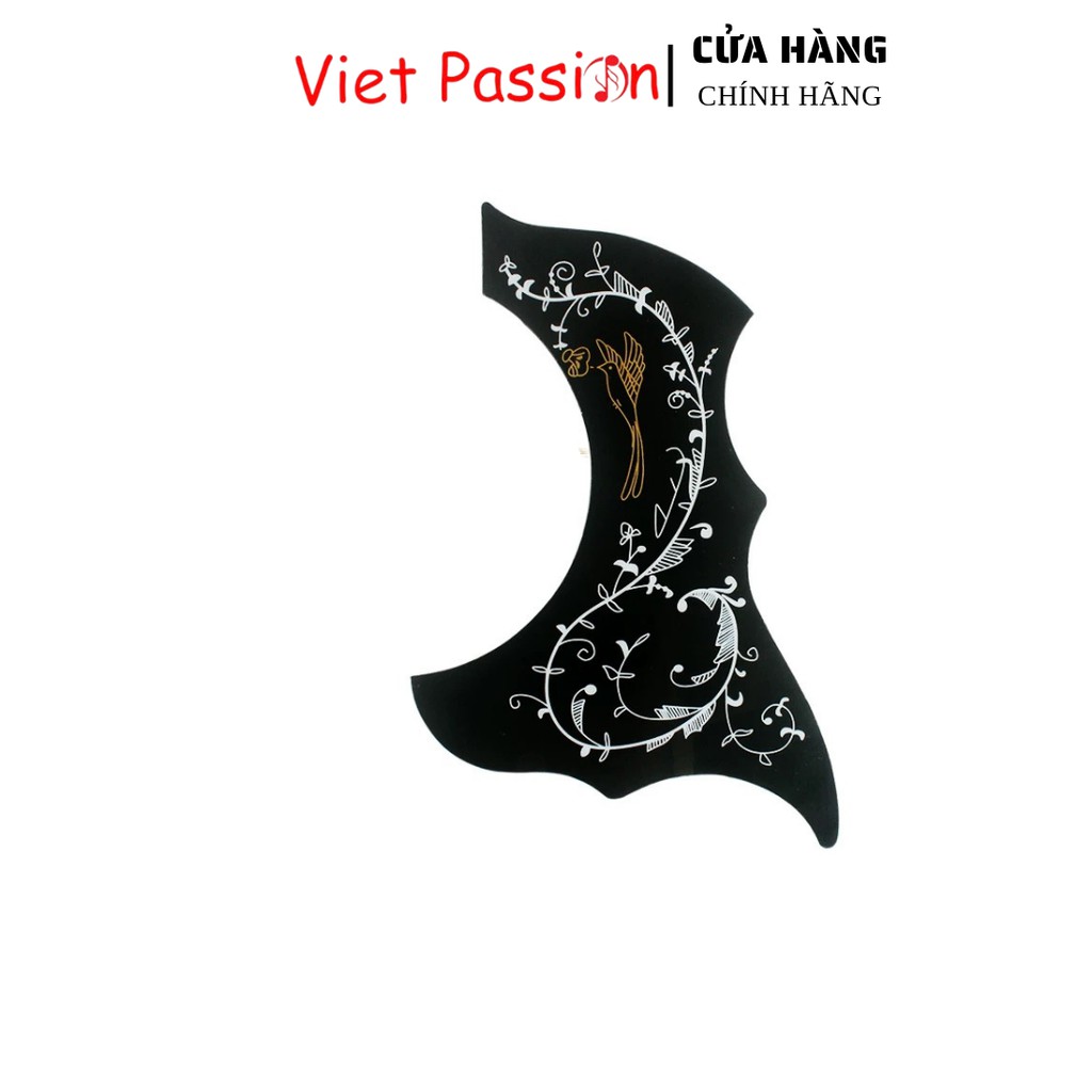 Miếng dán Cánh Chim Đen,Trắng và Hoa chống trầy xước cho đàn guitar acoustic, classic vietpassion