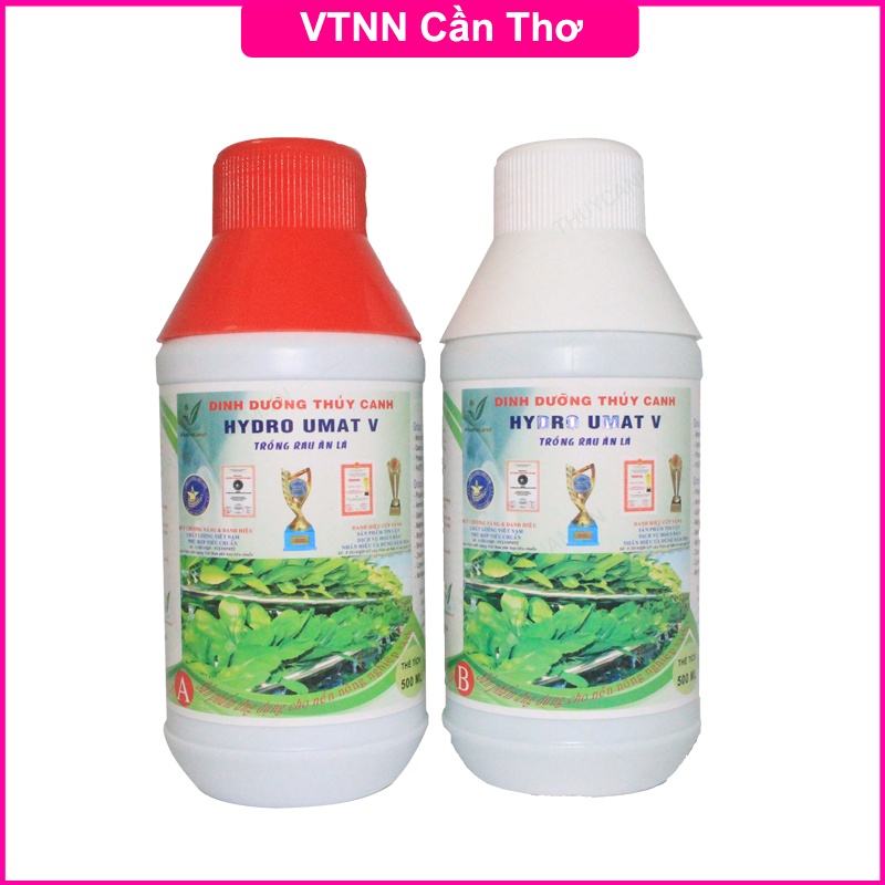 Dung dịch dinh dưỡng thủy canh HydroUmat / HydroLindo  | Thủy Canh Cần Thơ