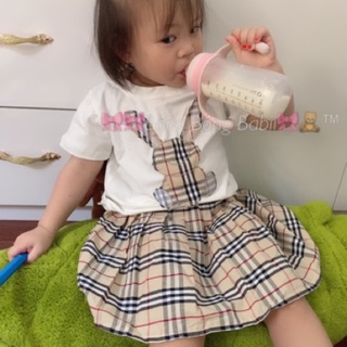 Set rời bbr kẻ cho bé gái