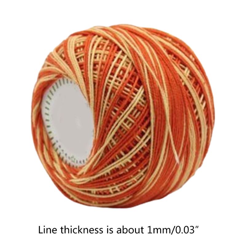 Cuộn Len Cotton 3 Sợi Dùng Đan Móc Đầm Búp Bê DIY