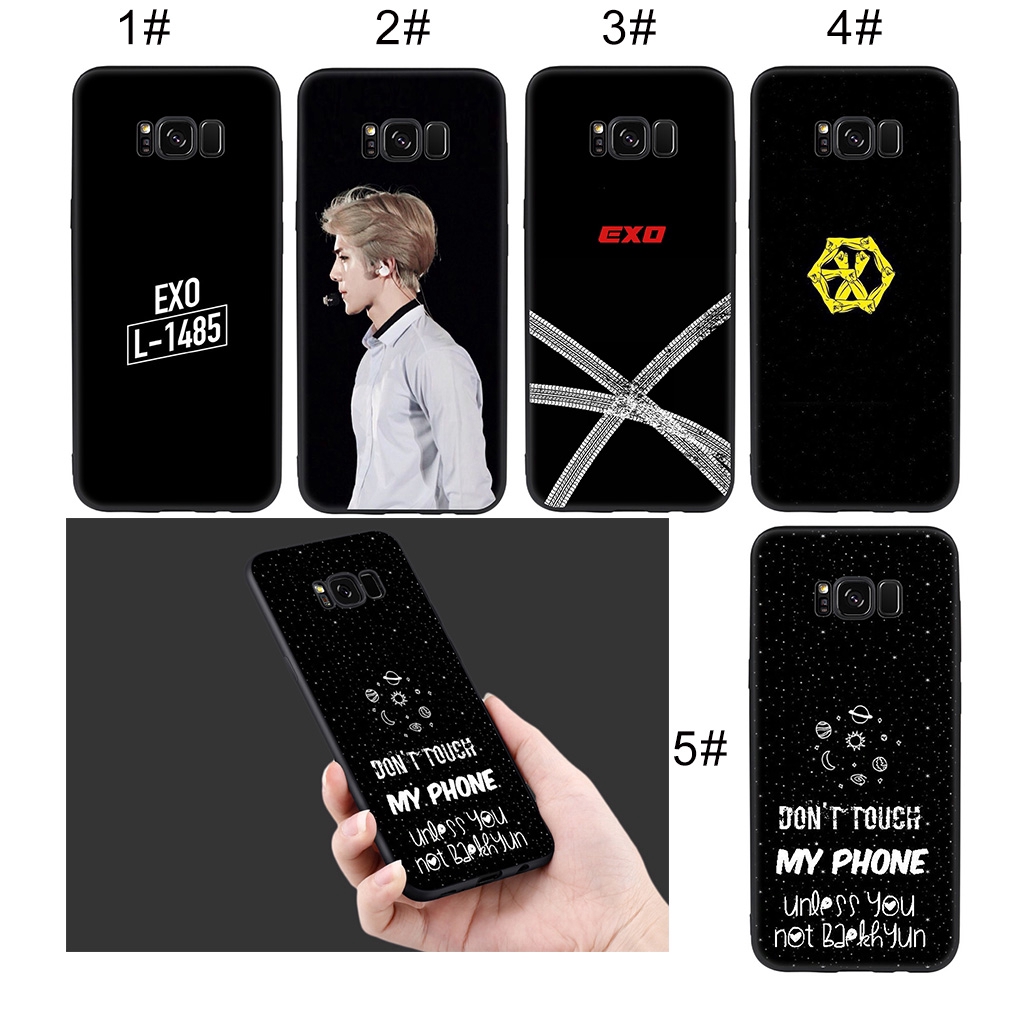 Samsung Galaxy S9 S8 Plus S7 S6 Note 8 9 Soft Case EXO Logo