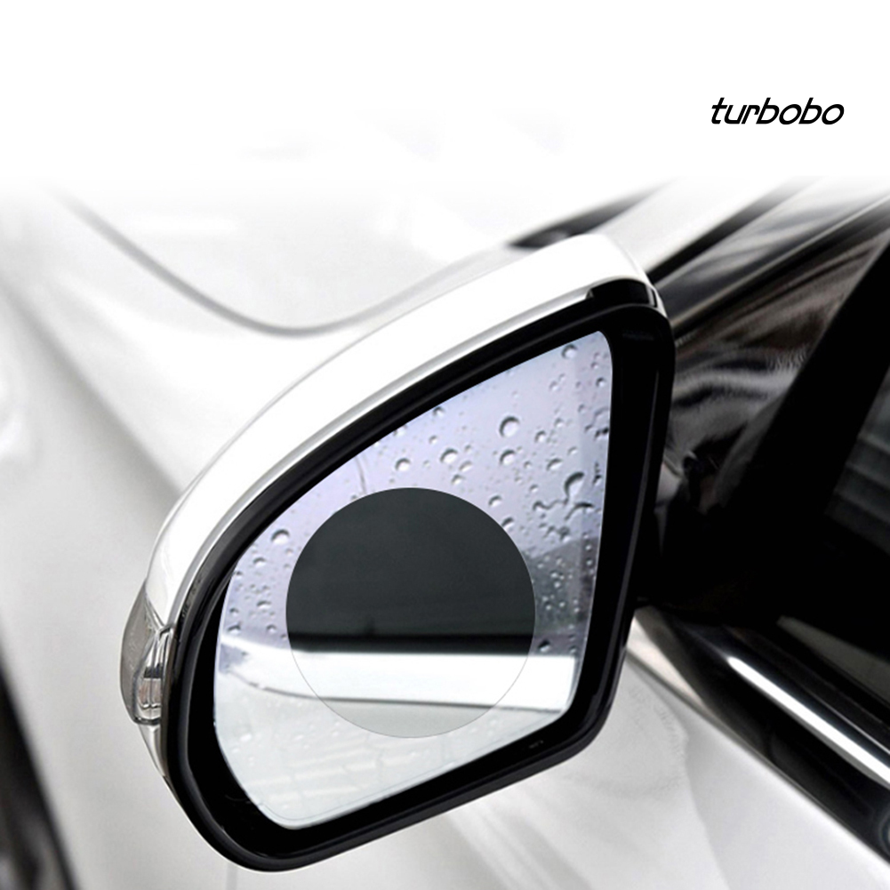 Bộ 2 Miếng Phim Dán Bảo Vệ Kính Chiếu Hậu Xe Hơi Chống Sương Mù / Nước Mưa Tiện Dụng