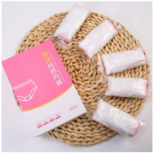 Quần lót cotton nam và nữ dùng 1 lần dành cho đi du lịch