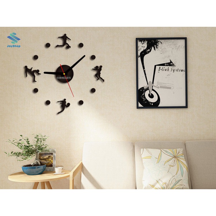 ĐỒNG HỒ NGHỆ THUẬT DIY HÌNH CẦU THỦ BÓNG ĐÁ
