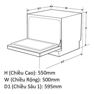 Máy rửa bát Canzy CZ P802G