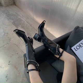 Boot da phối xích mũi kim loại [ Hàng order ]