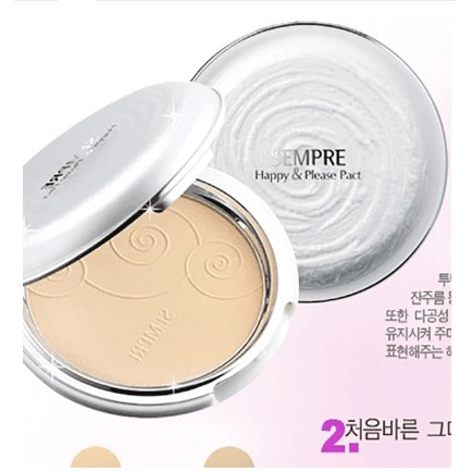 Phấn Phủ Geo Sempre Happy & Please Pact Hàn Quốc 22g