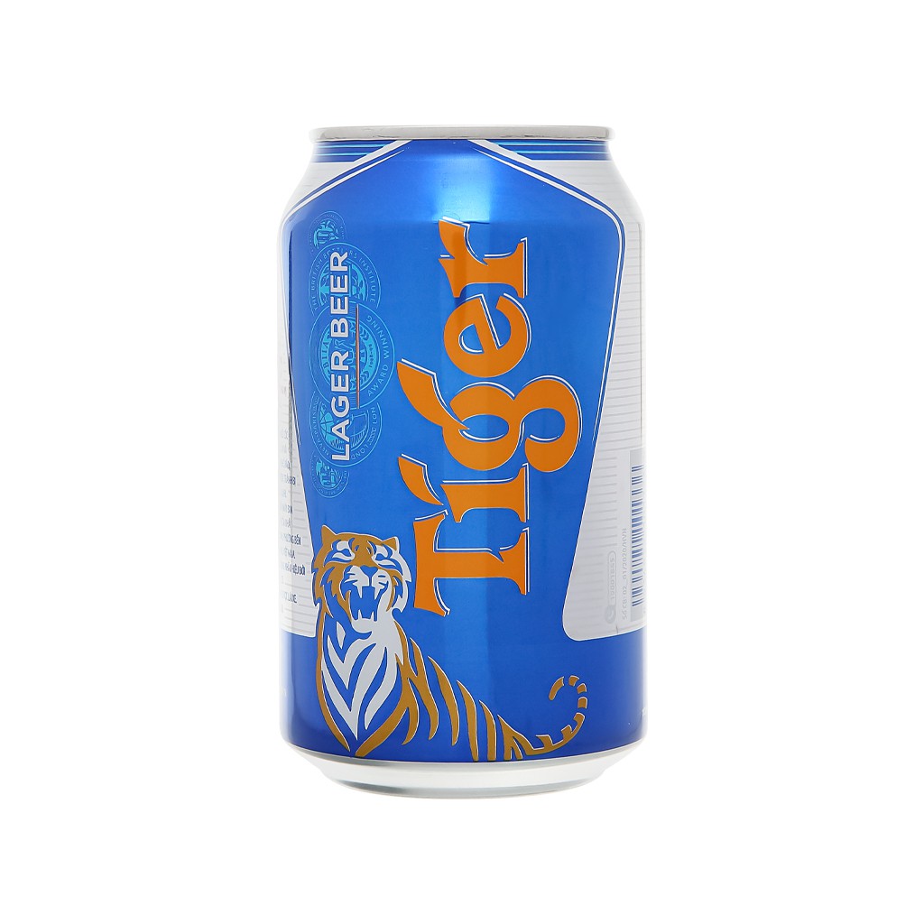 Thùng bia tiger nâu Lager Beer 24 lon x 330ml.