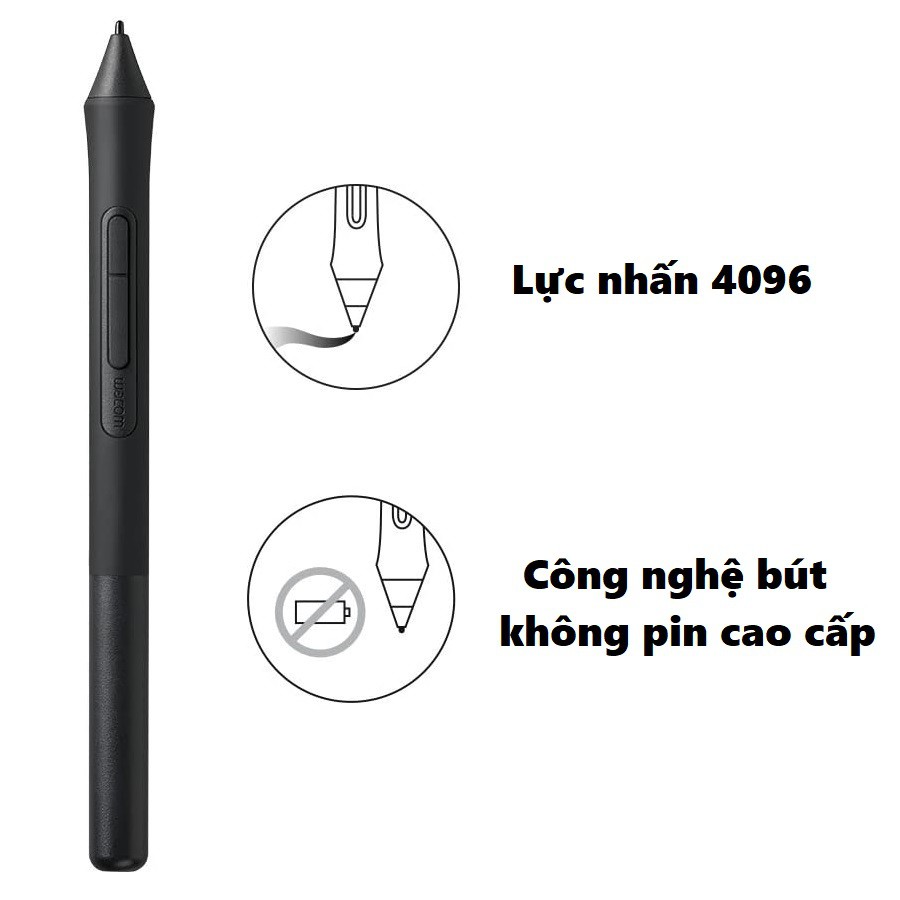 Bảng vẽ cho máy tính Wacom CTL4100WL Bluetooth - Bảng vẽ đồ họa Bluetooth Wacom CTL 4100WL