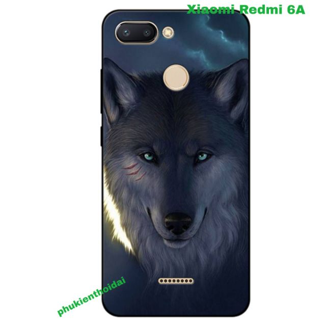 Ốp lưng Xiaomi Redmi 6A dẻo TPU viền in 3D cao cấp