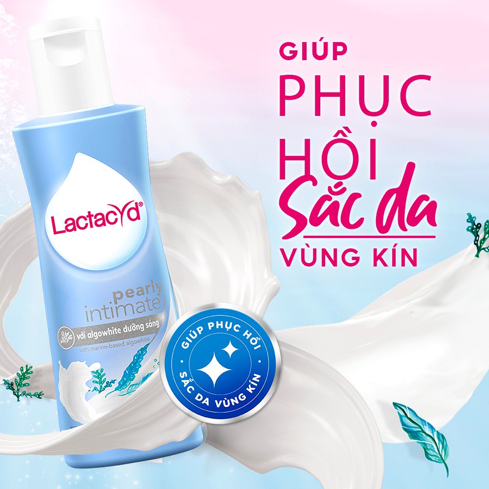 Bộ 2 chai Dung Dịch Vệ Sinh Phụ nữ Lactacyd Pearly Intimate 150ml/chai