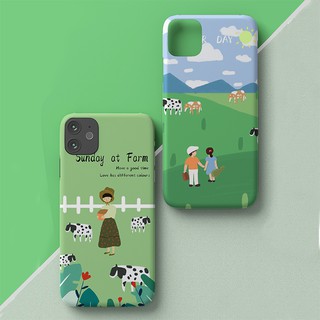 Ốp VSMART Joy/Star/Active/Live/Bee/Aris | 5/4/3/2/1/Plus/pro |Vỏ lưng điện thoại Vinsmart mẫu cánh đồng xanh và đàn bò