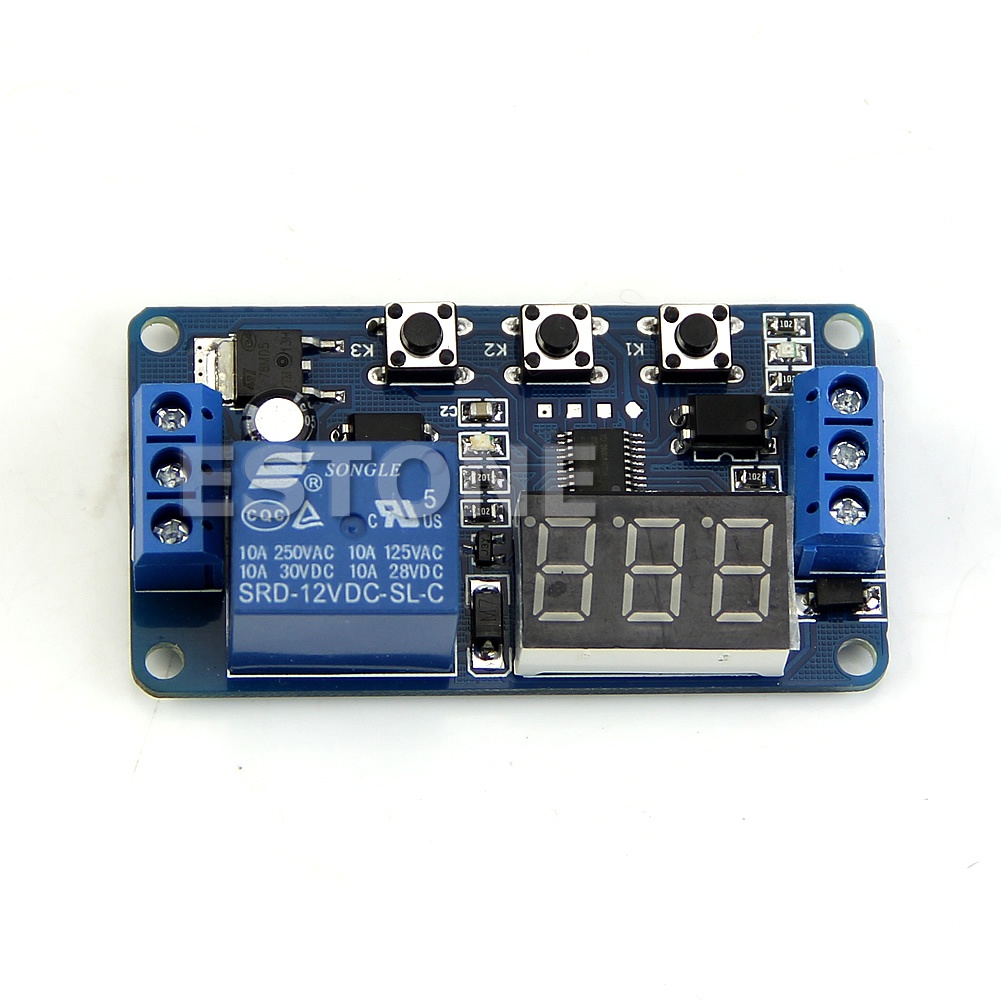 Mô Đun Rơ Le Hẹn Giờ Tự Động 12V