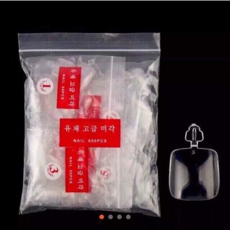 móng úp chân bịch 600 móng đủ size