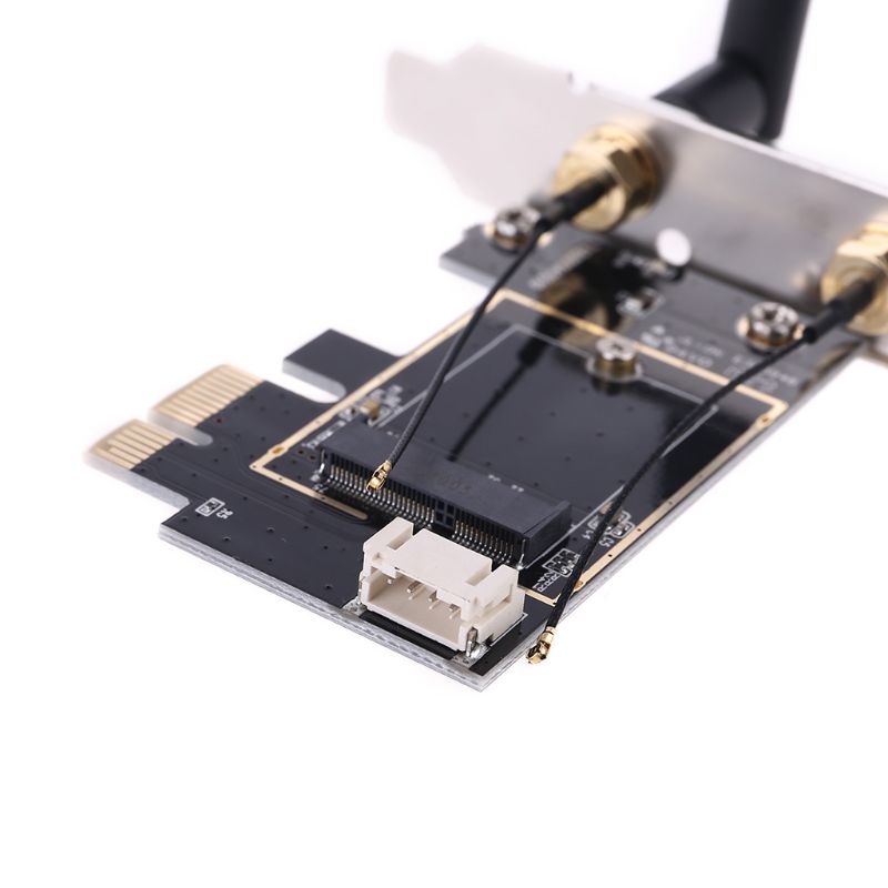 Thẻ chuyển đổi tín hiệu wifi WLAN từ PCIE-1X sang NGFF-Ekey PCIE | WebRaoVat - webraovat.net.vn