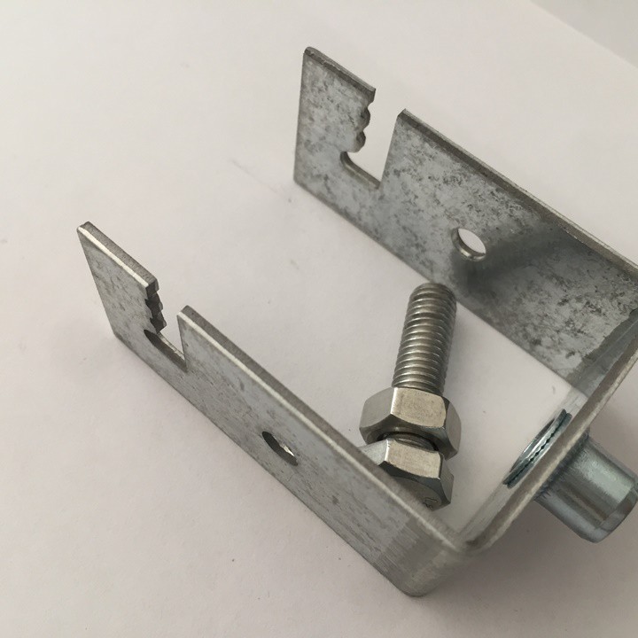 Pát kẹp U kẹp tấm pin lên xà gồ 3x6, 4x4, 4x8, 5x5, 5x10 -  kẹp u