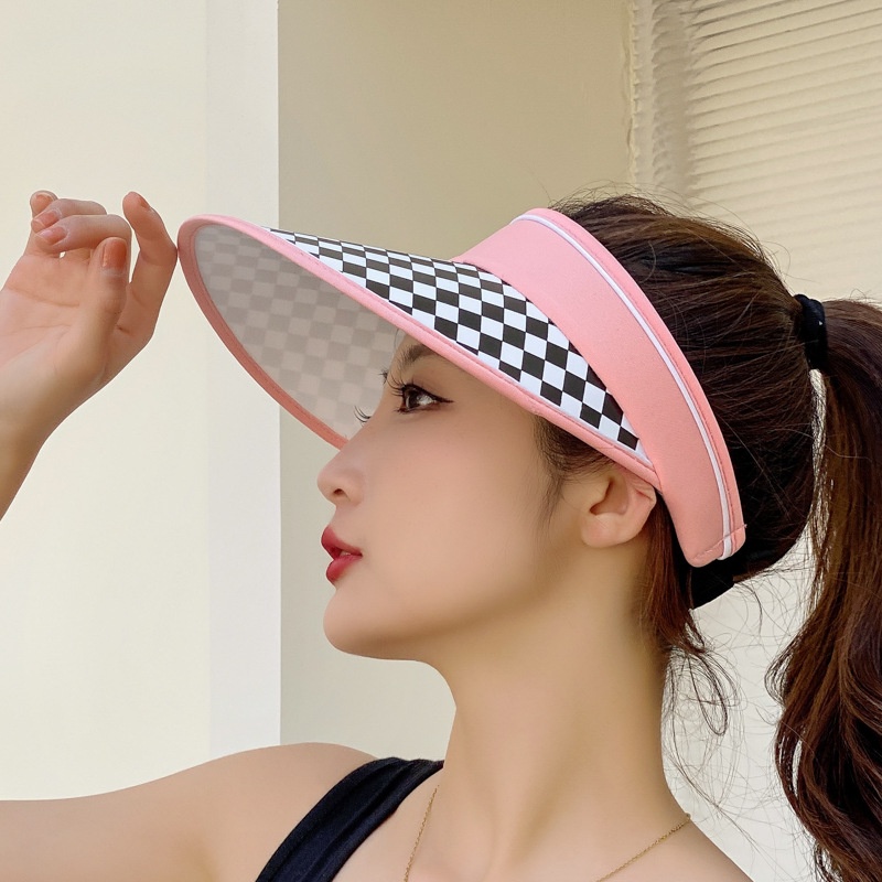 Mũ rộng vành đi biển thời trang HALA nón nữ nửa đầu chống nắng chống tia AV cá tính trẻ trung