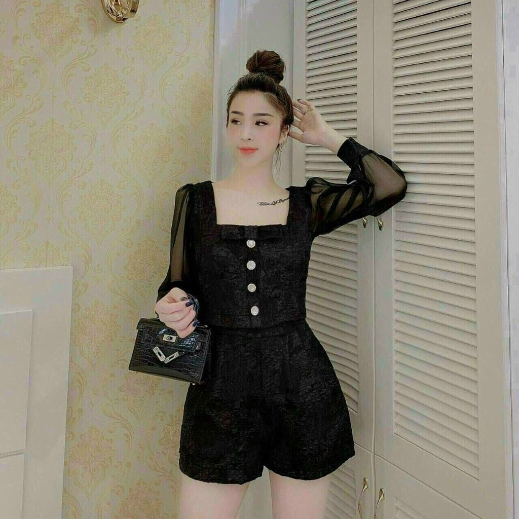 [Mẩu Mới] Set Bộ Gấm Vải Tapta Dài Tay