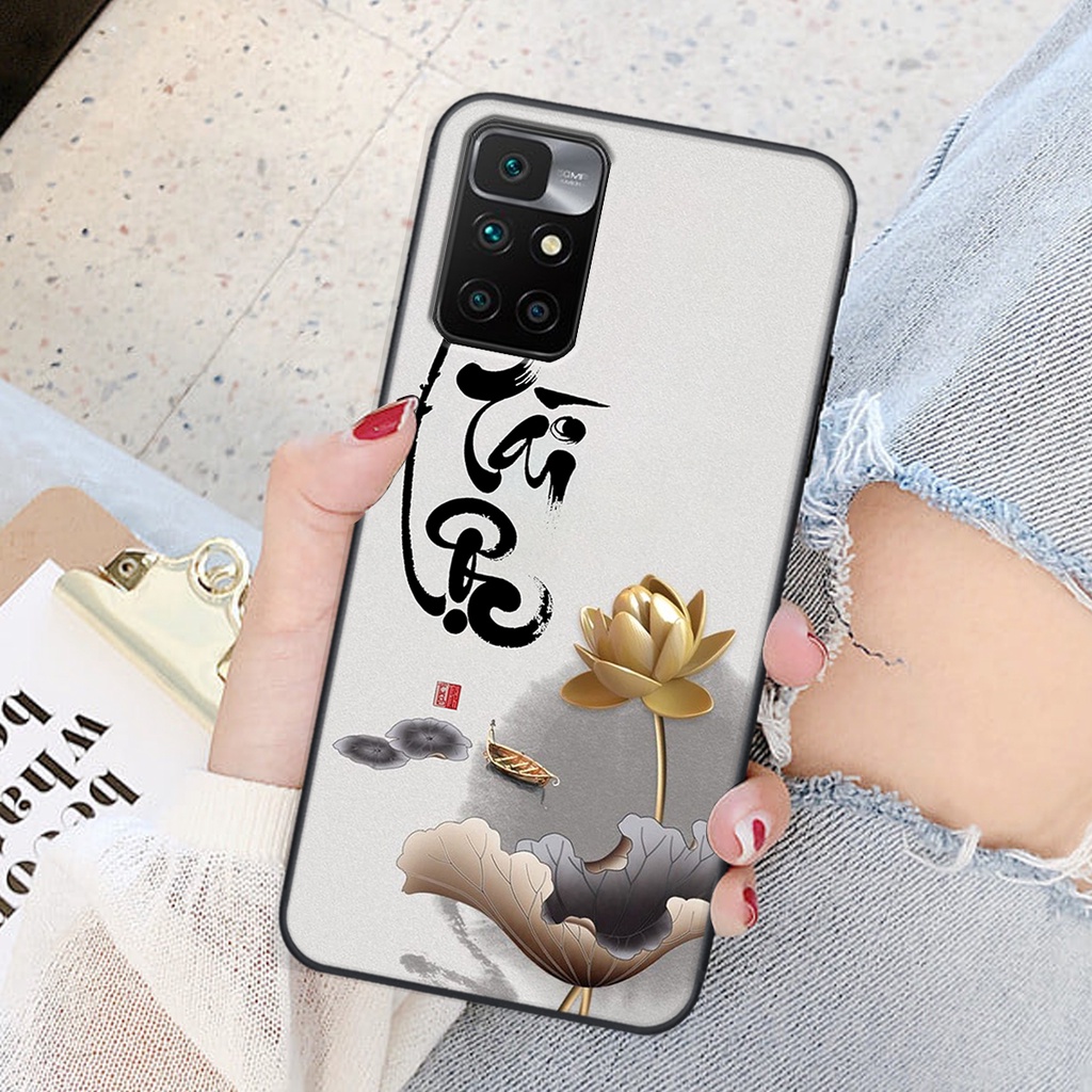 Ốp lưng Xiaomi REDMI 10 in hình chữ tài chữ lộc, Cha Mẹ, bình an SIÊU ĐẸP