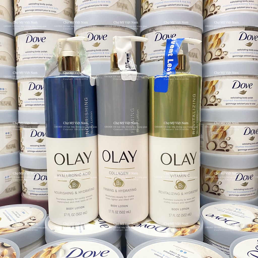 NHẬP MỸ - SỮA TẮM TRẮNG DA OLAY 530ML BILL MỸ