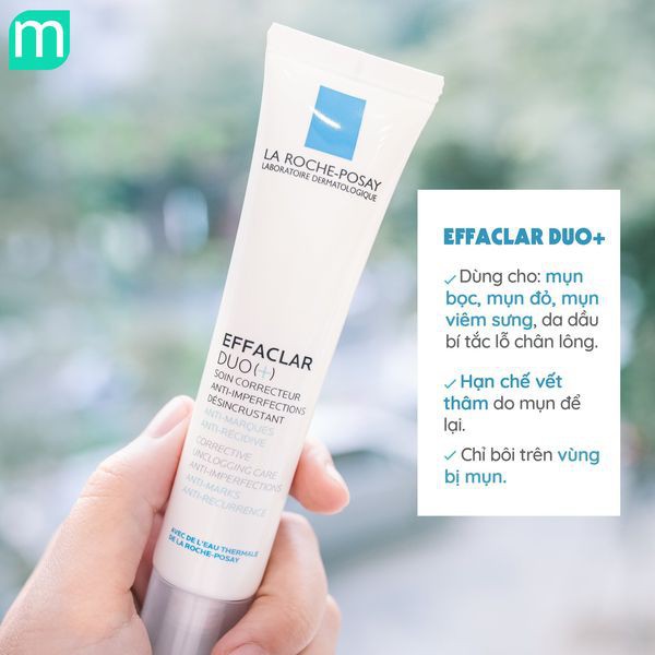 [100% CHÍNH HÃNG] Kem giảm mụn La Roche Posay Effaclar DUO+